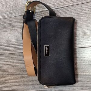 Kate Spade Zip Top Leather Belt Bag Fanny Pack